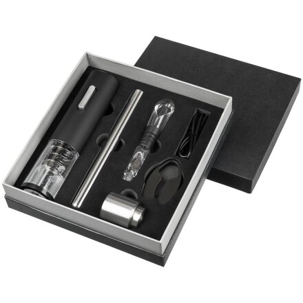 Винный набор Wine Diesel, черный Винный набор Wine Diesel, черный