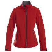 Куртка софтшелл женская Trial Lady, красная Куртка софтшелл женская Trial Lady, красная