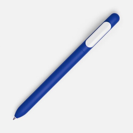 Ручка шариковая Swiper Soft Touch, синяя с белым Ручка шариковая Swiper Soft Touch, синяя с белым