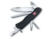 Нож перочинный VICTORINOX Forester, 111 мм, 12 функций, с фиксатором лезвия, чёрный Нож перочинный VICTORINOX Forester, 111 мм, 12 функций, с фиксатором лезвия, чёрный