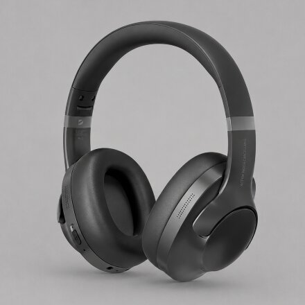 Беспроводные накладные наушники Stereo Ultra ANC, BT 5.4, ANC/ENC, 500мАч, черный, Deppa Беспроводные накладные наушники Stereo Ultra ANC, BT 5.4, ANC/ENC, 500мАч, черный, Deppa