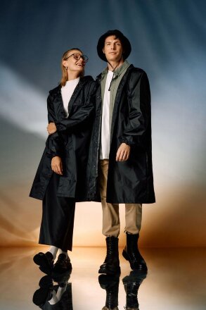 Дождевик унисекс Rainman, черный Дождевик унисекс Rainman, черный