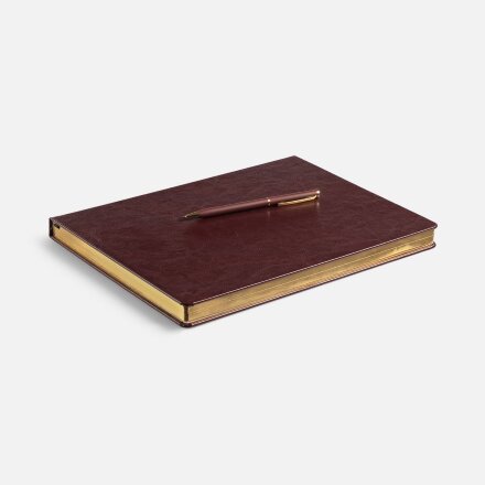 Ежедневник Grand Nebraska на заказ, недатированный, бордовый
