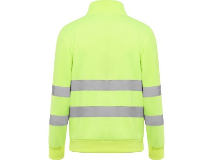 Свитшот ворот на молнии Spica, неоновый желтый Свитшот ворот на молнии Spica, неоновый желтый