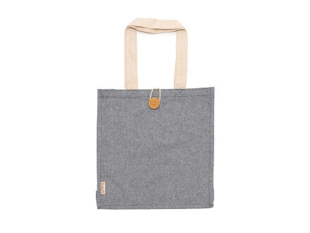 Сумка Barmer из переработанного хлопка на пуговице, черный Сумка Barmer из переработанного хлопка на пуговице, черный