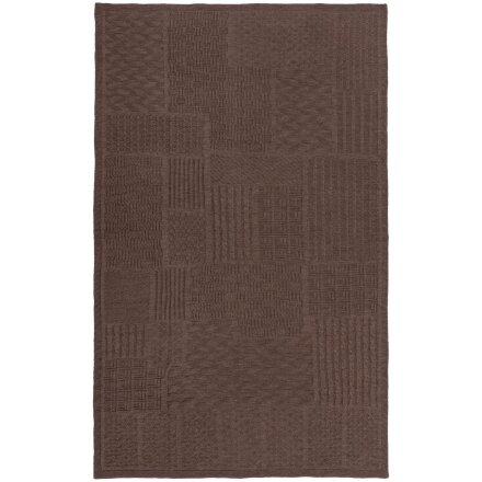 Плед Snippet, коричневый меланж Плед Snippet, коричневый меланж