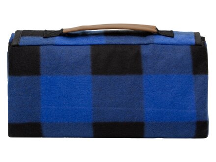 Плед для пикника Recreation, синий/черный Плед для пикника Recreation, синий/черный