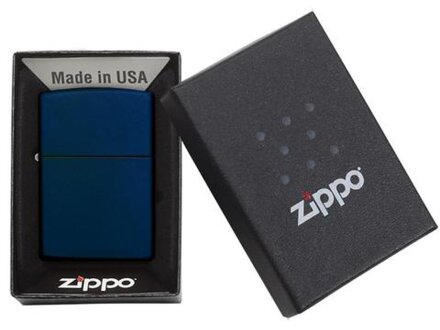 Зажигалка ZIPPO Classic с покрытием Navy Matte, латунь/сталь, синяя, матовая, 38x13x57 мм Зажигалка ZIPPO Classic с покрытием Navy Matte, латунь/сталь, синяя, матовая, 38x13x57 мм