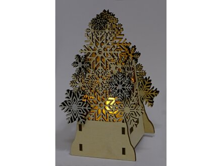 Декоративная фигура Ель с электрической свечой Декоративная фигура Ель с электрической свечой