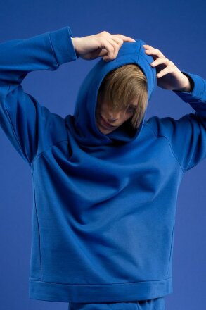 Худи унисекс H1, синее Худи унисекс H1, синее