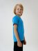 Футболка детская T-Bolka Kids, бирюзовая с нанесением логотипа