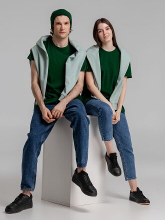 Футболка Imperial 190, темно-зеленая Футболка Imperial 190, темно-зеленая