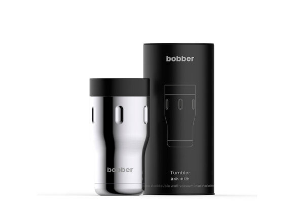 Термос питьевой, вакуумный, бытовой, тм bobber. Объем 0,35 литра. Артикул Tumbler-350 Glossy с нанесением логотипа