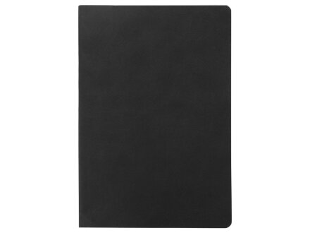 Блокнот Wispy линованный в мягкой обложке, черный