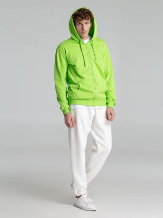 Толстовка на молнии с капюшоном Siverga 2.0, зеленое яблоко Толстовка на молнии с капюшоном Siverga 2.0, зеленое яблоко