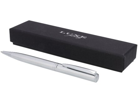 Ручка металлическая шариковая City, серебристый Ручка металлическая шариковая City, серебристый