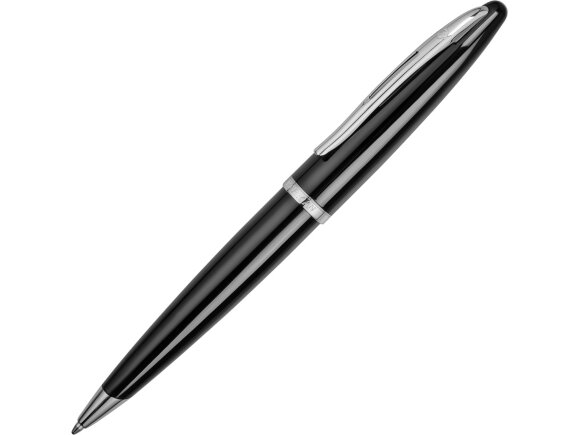 Шариковая ручка Waterman Carene, цвет: Black ST, стержень: Mblu с нанесением логотипа