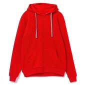 Толстовка на молнии с капюшоном Siverga Heavy, красная (алая) Толстовка на молнии с капюшоном Siverga Heavy, красная (алая)