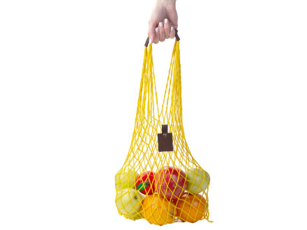 Авоська Dream L наплечная 25 литров с кожаными ручками, желтый Авоська Dream L наплечная 25 литров с кожаными ручками, желтый