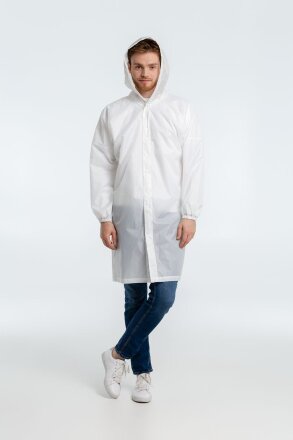 Дождевик унисекс Rainman, белый Дождевик унисекс Rainman, белый
