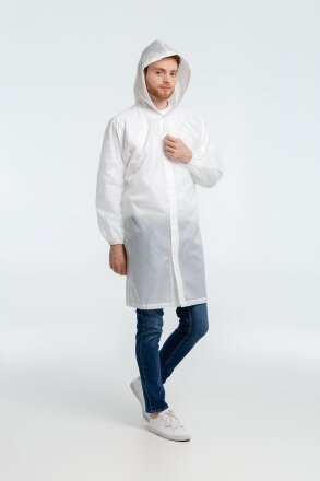 Дождевик унисекс Rainman, белый Дождевик унисекс Rainman, белый