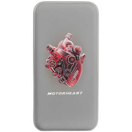 Аккумулятор с подсветкой markBright City, 10000 мАч, серый Аккумулятор с подсветкой markBright City, 10000 мАч, серый