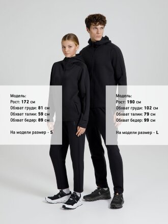 Куртка с капюшоном унисекс Begi, черная Куртка с капюшоном унисекс Begi, черная