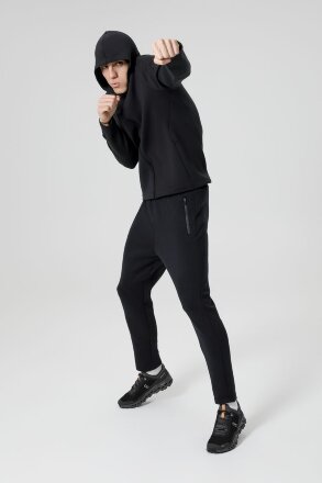 Куртка с капюшоном унисекс Begi, черная Куртка с капюшоном унисекс Begi, черная