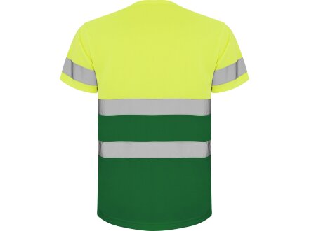 Футболка Delta мужская, садовый зеленый/неоновый желтый