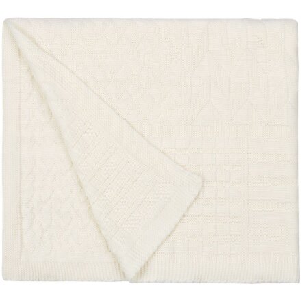 Плед Snippet, молочно-белый Плед Snippet, молочно-белый