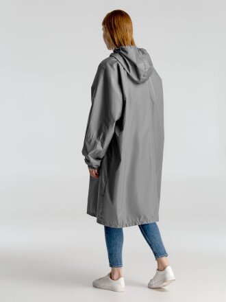 Дождевик-анорак Hard Work, серый, единый размер Дождевик-анорак Hard Work, серый, единый размер