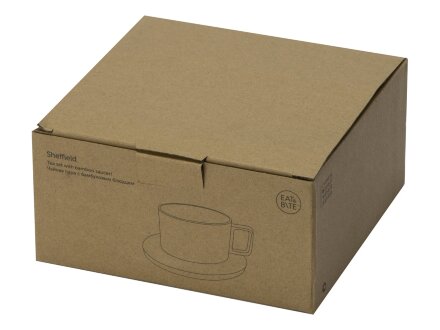 Набор чашка с бамбуковым блюдцем Sheffield, черный Набор чашка с бамбуковым блюдцем Sheffield, черный