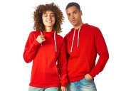 Толстовка унисекс Stream с капюшоном, красный Толстовка унисекс Stream с капюшоном, красный