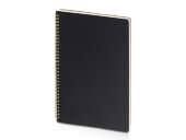 Бизнес тетрадь на гребне А4 Pragmatic, 100 листов в клетку, черный