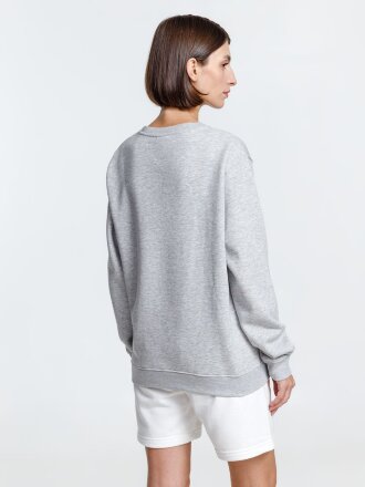 Свитшот унисекс Delta, серый меланж Свитшот унисекс Delta, серый меланж