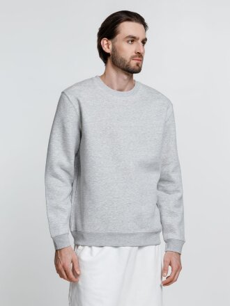 Свитшот унисекс Delta, серый меланж Свитшот унисекс Delta, серый меланж