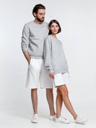 Свитшот унисекс Delta, серый меланж Свитшот унисекс Delta, серый меланж