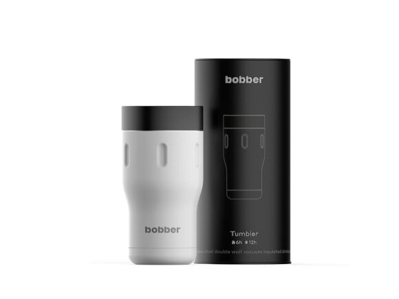 Термос питьевой, вакуумный, бытовой, тм bobber. Объем 0,35 литра. Артикул Tumbler-350 Iced Water с нанесением логотипа