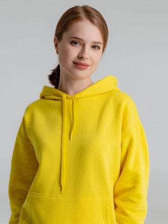Толстовка с капюшоном Slam 320, лимонно-желтая Толстовка с капюшоном Slam 320, лимонно-желтая