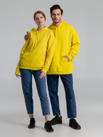 Толстовка с капюшоном Slam 320, лимонно-желтая Толстовка с капюшоном Slam 320, лимонно-желтая
