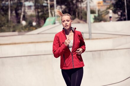 Куртка софтшелл женская Trial Lady, темно-синяя Куртка софтшелл женская Trial Lady, темно-синяя