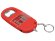 Брелок-открывалка с отвертками и фонариком Uni, софт-тач, красный