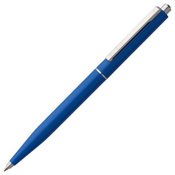 Ручка шариковая Senator Point, ver.2, синяя с нанесением логотипа