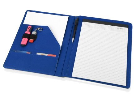 Папка для документов Делос, черный/синий Папка для документов Делос, черный/синий