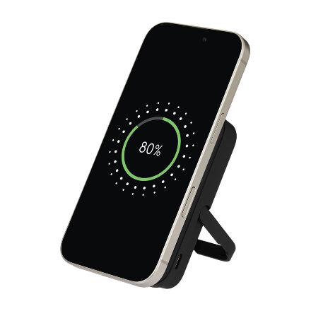 Внешний аккумулятор Union PD 10000mAh с функцией беспроводной зарядки 15W, черный