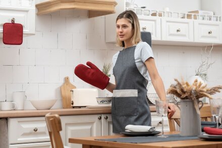 Фартук Settle In, темно-серый Фартук Settle In, темно-серый