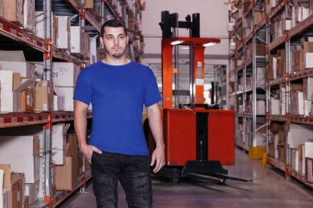 Футболка унисекс T-Bolka 180, бирюзовая Футболка унисекс T-Bolka 180, бирюзовая