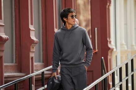 Толстовка Hooded, фиолетовая Толстовка Hooded, фиолетовая