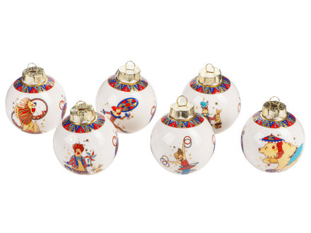 Набор новогодних шаров, 6 шт. Набор новогодних шаров, 6 шт.