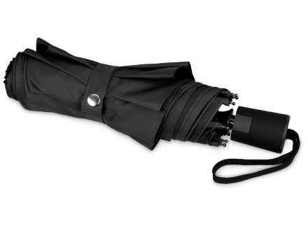 Зонт Wali полуавтомат 21, черный Зонт Wali полуавтомат 21, черный